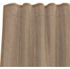 Voálové záclony s tyčovými kapsami 2 ks [4102171] (Barva Hnědá)