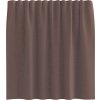 Voálové záclony s tyčovými kapsami 2 ks [4102171] (Barva Hnědá)