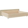 Zásuvky pod postel 2 ks kompozitní dřevo a umělá kůže [833924] (Barva Krémová)