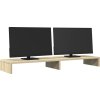 Stojan na monitor 100 x 27 x 10 cm kompozitní dřevo [854660] (Barva dub artisan)