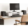Stojan na monitor s úložným prostorem 70x27x15 cm [854679] (Barva Bílá)
