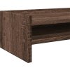 Stojan na monitor 42 x 24 x 16 cm kompozitní dřevo [854721] (Barva Hnědý dub)