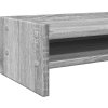 Stojan na monitor 100 x 24 x 16 cm kompozitní dřevo [854729] (Barva Šedá sonoma)