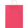 Papírové sáčky 250 ks s uchy 32x12x42 cm [4101900] (Barva Růžová)