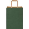 Papírové tašky 50 ks s uchy 21x11x28 cm [4101937] (Barva Zelená)