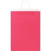 Papírové tašky 50 ks s uchy 32x17x44 cm [4101664] (Barva Růžová)