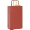 Papírové tašky 50 ks s uchy 21x11x36 cm [4101967] (Barva Červená)