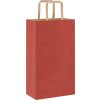 Papírové tašky 50 ks s uchy 21x11x36 cm [4101967] (Barva Červená)