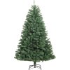 Umělý sklápěcí vánoční stromek se stojanem 180 cm [356774] (Barva Bílá)