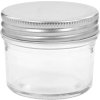 Zavařovací sklenice se mi víčky 96 ks 110 ml [50794] (Barva Stříbrná)