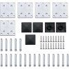 Set plotového dílce WPC 699 x 146 cm [3070453] (Barva Hnědá)