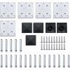 Set plotového dílce WPC 699 x 146 cm [3070453] (Barva Hnědá)