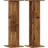 Stojany na rostliny 2 ks 30x30x95 cm kompozitní dřevo [3307880] (Barva Staré dřevo)