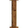 Stojany na rostliny 2 ks 30x30x95 cm kompozitní dřevo [3307880] (Barva Staré dřevo)