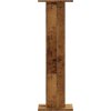 Stojany na rostliny 2 ks 30x30x95 cm kompozitní dřevo [3307880] (Barva Staré dřevo)