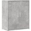 Příborníky 2 ks 60 x 31 x 70 cm kompozitní dřevo [3276542] (Barva Betonová šedá)