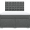 Box spring postel s matrací 140x200 cm textil [3290529] (Barva Taupe)