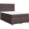 Box spring postel s matrací 140 x 200 cm textil [3290529] (Barva Taupe)