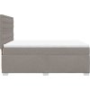 Box spring postel s matrací 140 x 200 cm textil [3290529] (Barva Taupe)