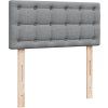 Box spring postel s matrací 90x190 cm textil [3288059] (Barva Černá)