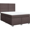Box spring postel s matrací 140x200 cm textil [3290508] (Barva Taupe)