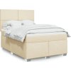 Box spring postel s matrací 140x200 cm textil [3290508] (Barva Taupe)