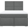 Box spring postel s matrací 140x200 cm textil [3290508] (Barva Taupe)