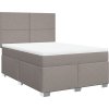 Box spring postel s matrací 140x200 cm textil [3290508] (Barva Taupe)