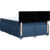 Box spring postel s matrací 140x200 cm textil [3285909] (Barva Krémová)