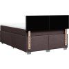 Box spring postel s matrací 140x200 cm textil [3285909] (Barva Krémová)