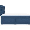 Box spring postel s matrací 140x200 cm textil [3292820] (Barva Černá)