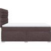 Box spring postel s matrací 140x200 cm textil [3292820] (Barva Černá)