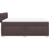 Box spring postel s matrací 140x200 cm textil [3285921] (Barva Tmavě hnědá)