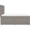 Box spring postel s matrací 140x200 cm textil [3292808] (Barva Taupe)