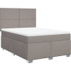Box spring postel s matrací 140x200 cm textil [3292808] (Barva Taupe)