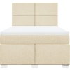 Box spring postel s matrací 140x200 cm textil [3292808] (Barva Taupe)