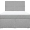 Box spring postel s matrací 140x200 cm textil [3292808] (Barva Taupe)