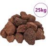 Sopečné kameny 25 kg 5–8 cm [3217185] (Barva Černá)