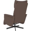 Masážní polohovací křeslo s podnožkou umělá kůže [356594] (Barva Hnědá)