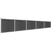 Set plotového dílce WPC 872 x 146 cm [3070458] (Barva Šedá)