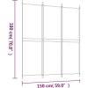 3dílný paraván 150x180 cm textil [350213] (Barva Černá)
