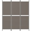 3dílný paraván 150x180 cm textil [350213] (Barva Černá)