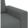 Pohovka pro 2 osoby 180x77x82 cm látka [4105177] (Barva Tmavě šedá)
