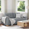 Loveseat Sofa 180x77x82 cm textil [4105078] (Barva Světle šedá)
