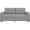 Loveseat Sofa 180x77x82 cm textil [4105078] (Barva Světle šedá)