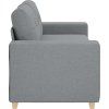 Loveseat Sofa 180x77x82 cm textil [4105078] (Barva Světle šedá)