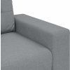 Loveseat Sofa 180x77x82 cm textil [4105078] (Barva Světle šedá)