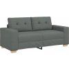 Loveseat Sofa 180x77x82 cm textil [4105078] (Barva Světle šedá)