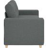 Loveseat Sofa 180x77x82 cm textil [4105078] (Barva Světle šedá)
