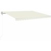 Automatická zatahovací markýza 400 x 350 cm [3068987] (Barva Krémová)